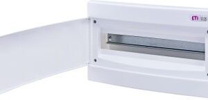 ECM18PO-S ROZDZIELNIA PLASTIKOWA PT 18M 1X 18M N+PE IP40 IK07 212X373X68 DRZWI PEŁNE BIAŁY DIDO