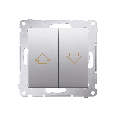 SIMON 54 SILVER MAT MODULE BLIND BUTTON ELECTRIC LOCK "ARROW" SPRING CLIPS 10A