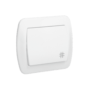 SIMON AKORD WHITE CROSS SWITCH TERMINAL SCREWS 10AX 250V