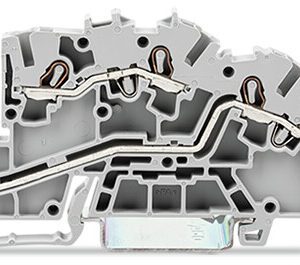 TOPJOBS ZŁĄCZKA PIĘTROWA 2,5 MM2 L/L SZARA