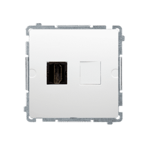 SIMON BASIC MODUŁ BIAŁY GNIAZDO 1X HDMI