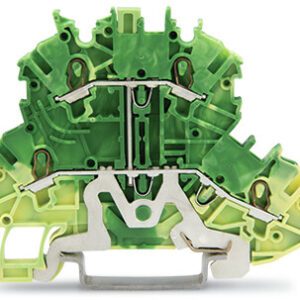 ZŁĄCZKA DWUPIĘTROWA 4-PRZEWODOWA ZŁĄCZKA PE, ŻÓŁTO-ZIELONY