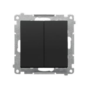 SIMON 55 BLACK MATT MODULE SERIAL SWITCH SPRING TERMINALS 10AX 250V