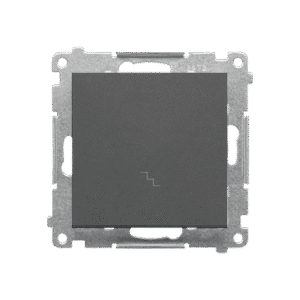 SIMON 55 GRAPHITE MAT MODULE UNIVERSAL SWITCH "STAIRS" SPRING CLAMP 10AX 250V