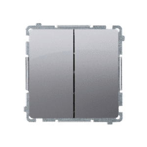 SIMON BASIC MODUŁ INOX ŁĄCZNIK SERYJNY ZACISKI SPRĘŻYNOWE 10AX 250V