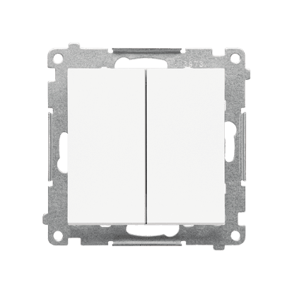 SIMON 55 WHITE MATT MODULE UNIVERSAL SWITCH 2X SPRING TERMINALS 10AX 250V