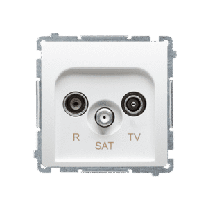 SIMON BASIC MODUŁ BIAŁY GNIAZDO RTV-SAT KOŃCOWE 1DB
