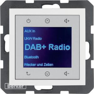 B.X RADIO TOUCH DAB+, BLUETOOTH BIAŁY POŁYSK