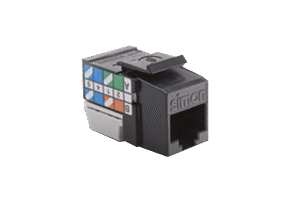 CONNECT BLACK SOCKET 1X UAE 8 CAT.6 UTP