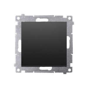 SIMON 54 BLACK MATT MODULE BUTTON 1X 1Z SPRING TERMINALS 10AX 250V