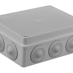 S-BOX 406 PUSZKA INSTALACYJNA NT 190X140X70 IP55 10 DŁAWIKÓW SZARY