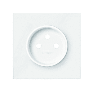 SIMON 100 WHITE MATT PLATE FOR SOCKET 1X Z/U
