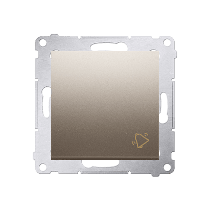 MODUŁ ZŁOTY MAT PRZYCISK "DZWONEK" SZYBKOZŁĄCZA 10AX 250V