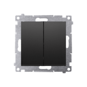 SIMON 54 BLACK MATT MODULE SERIAL SWITCH SPRING TERMINALS 10AX 250V