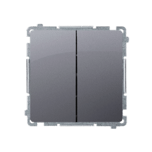SIMON BASIC SILVER MATT MODULE SERIAL SWITCH SPRING TERMINALS 10AX 250V