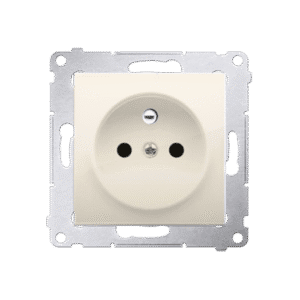 GNIAZDO 1X Z/U Z PRZESŁONAMI ZACISKI ŚRUBOWE 16A 250V