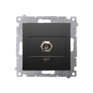 SIMON 54 MODUŁ CZARNY MAT GNIAZDO SAT TYP F