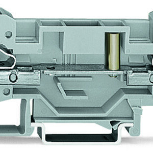 2-PRZEWODOWA ZŁĄCZKA PRZELOTOWA 6 MM2, SZARA