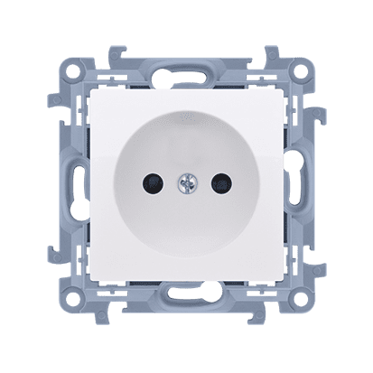 SIMON 10 MODUŁ BIAŁY GNIAZDO 1X B/U ZACISKI ŚRUBOWE 16A 250V