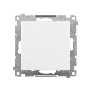 SIMON 55 WHITE MATT MODULE CROSS SWITCH WITHOUT PICTOGRAM SPRING TERMINALS 10AX 250V