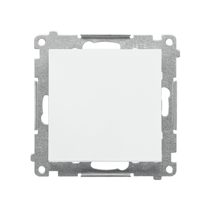 SIMON 55 WHITE MATT MODULE CROSS SWITCH WITHOUT PICTOGRAM SPRING TERMINALS 10AX 250V