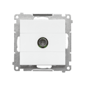 SIMON 55 MODUŁ BIAŁY MAT GNIAZDO TV 1X DO INSTALACJI INDYWIDUALNYCH