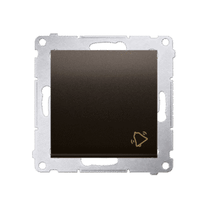 SIMON 54 MODUŁ BRĄZ MAT PRZYCISK "DZWONEK" ZACISKI SPRĘŻYNOWE 10AX 250V