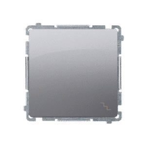 SIMON BASIC MODUŁ INOX ŁĄCZNIK UNIWERSALNY "SCHODY" ZACISKI SPRĘŻYNOWE 10AX 250V