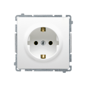 SIMON BASIC MODUŁ BIAŁY GNIAZDO 1X SCHUKO ZACISKI ŚRUBOWE 16A 250V