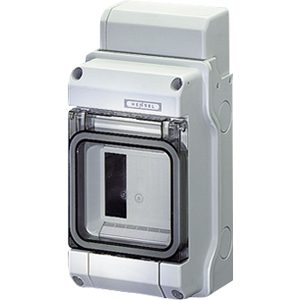 KV 1503 ROZDZIELNIA PLASTIKOWA NT 3M 1X 3M N+PE IP54 197X102X92 DRZWI DYMNE SZARY