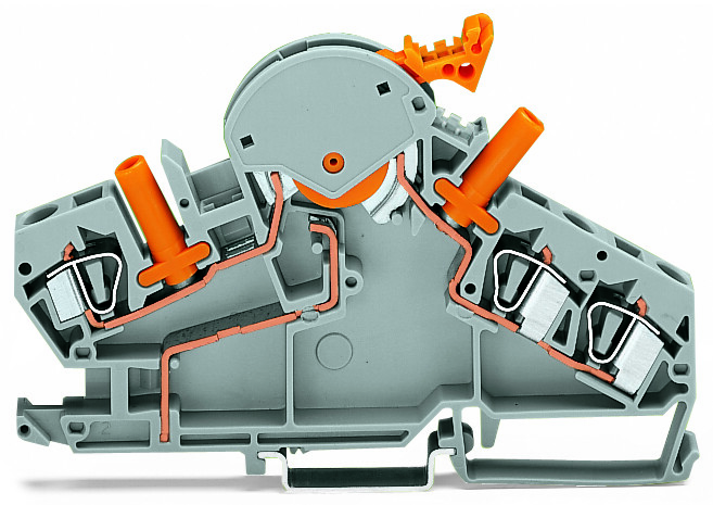 ZŁĄCZKA ROZŁĄCZALNO-POMIAROWA 6.0 DO PRZEKŁADNIKÓW PRĄDOWYCH SZARY