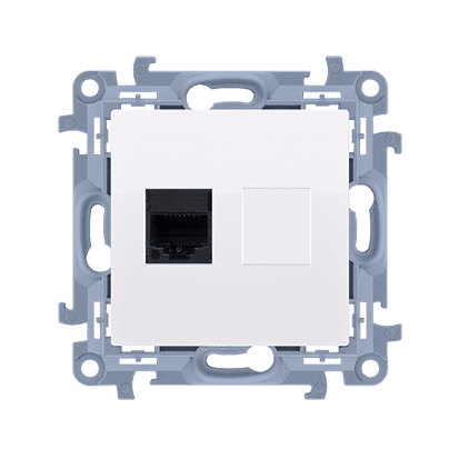 SIMON 10 WHITE MODULE TELEPHONE SOCKET 1X UAE 6 FLAT