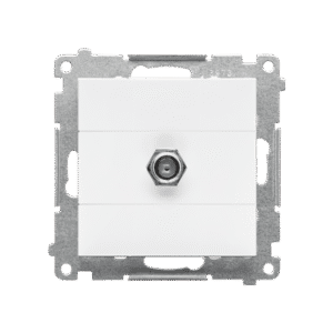 SIMON 55 MODUŁ BIAŁY MAT GNIAZDO 1X TYP F DO INSTALACJI INDYWIDUALNYCH