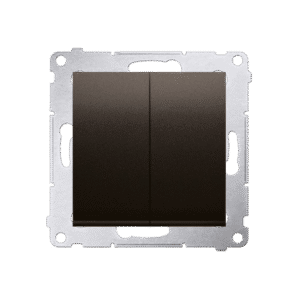 SIMON 54 MODUŁ BRĄZ MAT ŁĄCZNIK SERYJNY ZACISKI SPRĘŻYNOWE 10AX 250V