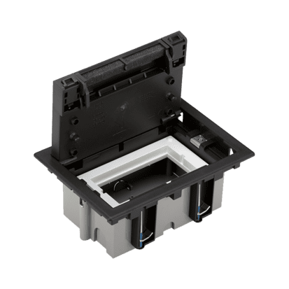 CONNECT GRAY GRAPHITE FLOOR BOX 4M 70MM + SM102/9 SF