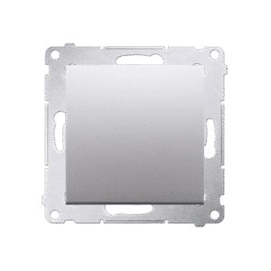 SIMON 54 SILVER MAT MODULE 1-POLAR SWITCH WITH SPRING TERMINALS 10AX 250V