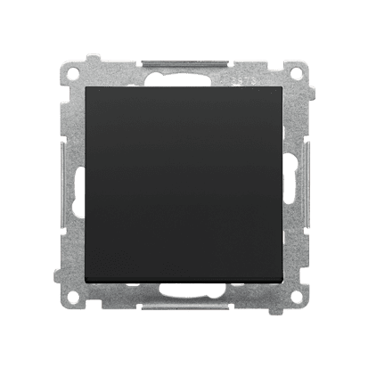 SIMON 55 BLACK MATT MODULE UNIVERSAL SWITCH SPRING TERMINALS 10AX 250V