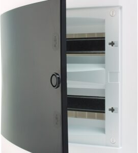 ECT24PT-S ROZDZIELNIA PLASTIKOWA NT 24M 2X 12M N+PE IP40 361X287X112 DRZWI DYMNE BIAŁY DIDO