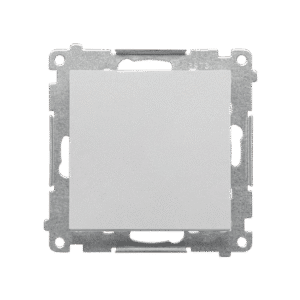 SIMON 55 ALUMINUM MAT MODULE 1-POLAR SWITCH SPRING TERMINALS 10AX 250V