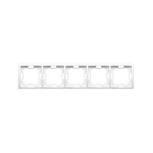 SIMON BASIC STANDARD WHITE FRAME 5X