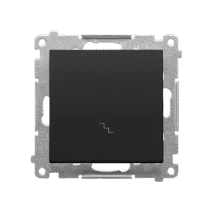 SIMON 55 BLACK MATT MODULE UNIVERSAL SWITCH "STAIRS" SPRING CLIPS 10AX 250V