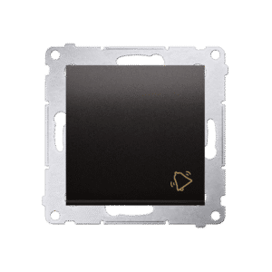 SIMON 54 MODUŁ ANTRACYT PRZYCISK "DZWONEK" ZACISKI SPRĘŻYNOWE 10AX 250V