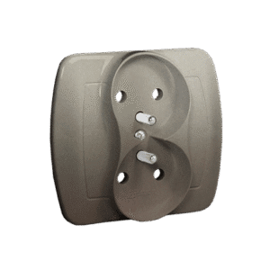 SIMON AKORD SATYNA GNIAZDO 2X Z/U ZACISKI ŚRUBOWE 16A 250V