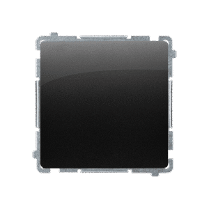 SIMON BASIC BLACK MATT MODULE SINGLE POLE SWITCH SPRING TERMINALS 10AX 250V