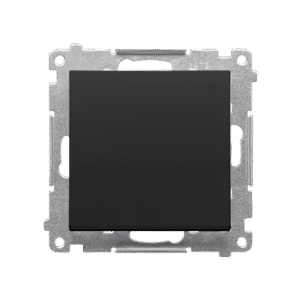 SIMON 55 BLACK MAT MODULE BUTTON 1X 1Z SPRING TERMINALS 10AX 250V