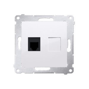 SIMON 54 WHITE MODULE TELEPHONE SOCKET 1X UAE 6 FLAT
