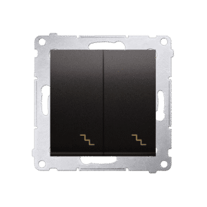 SIMON 54 MODUŁ ANTRACYT ŁĄCZNIK UNIWERSALNY "SCHODY" 2X ZACISKI ŚRUBOWE 10AX 250V