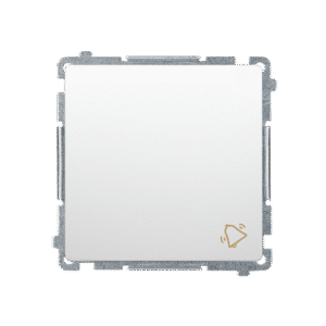 SIMON BASIC MODUŁ BIAŁY PRZYCISK "DZWONEK" ZACISKI SPRĘŻYNOWE 10AX 250V