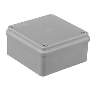 S-BOX 116 PUSZKA INSTALACYJNA NT 100X100X50 IP56 BEZ DŁAWIKÓW SZARY