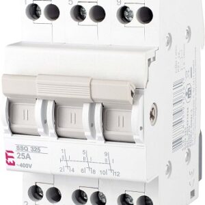 SSQ 340 PRZEŁĄCZNIK TRÓJPOŁOŻENIOWY MODUŁOWY 40A 3-BIEGUNOWY EVE